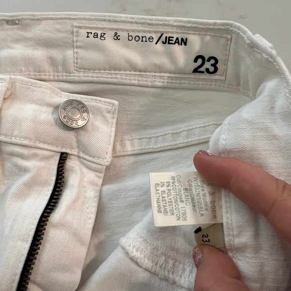 Rag & bone blanc high rise skinny jean - Picture 5 of 6